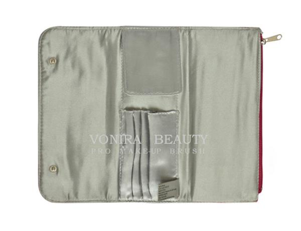 Suporte do cosmético da caixa do suporte do lápis da pena do saco de rolo da escova da composição da bolsa das mulheres da forma