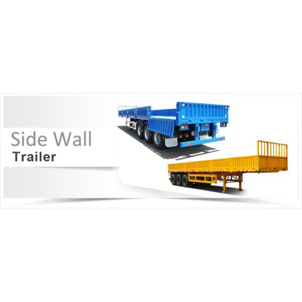 Полосатый трейлер с 3-мя осями боковые стены Полосатые трейлеры для грузовой логистики