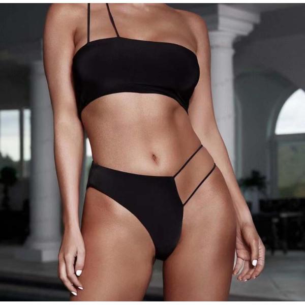 Nylon Lycra women bikini swimsuits S M L XL 90% Cotton 10% Fabric