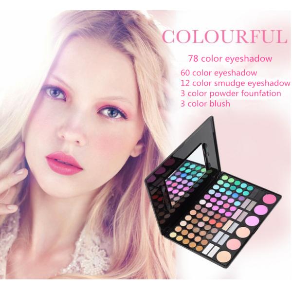 Профессиональная палитра теней для век цвета косметик 78 макияжа глаза для женщин