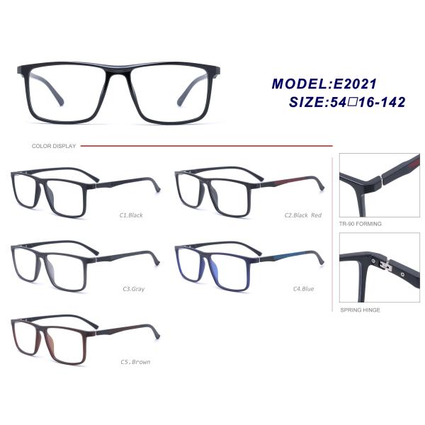 Стекла чтения людей Eyeglasses зрелища оптически рамок TR90 ширины 54mm квадратные