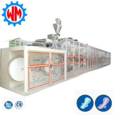 Machine de fabrication de serviettes hygiéniques à serveur complet de haute qualité Exportation mondiale avec CE