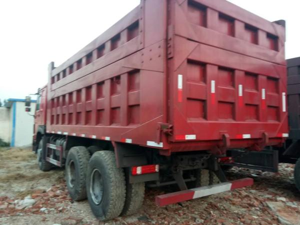 Popular Used Dump Trucks / 6x4 Dump Truck With HOWO Engine Euro III Emission Standard