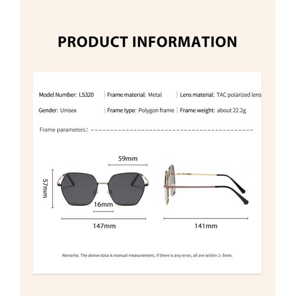 Персонализированный полигональный OEM предохранения от глаза солнечных очков рамки металла