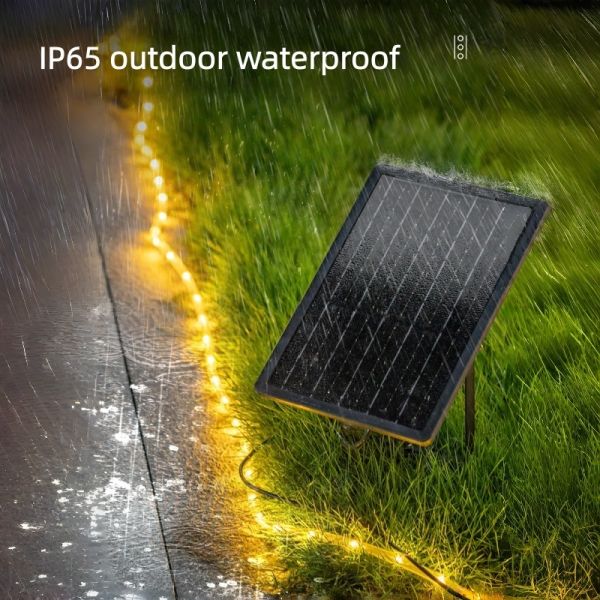 LED Solar String Light With Color Changing Remote for Garden Party