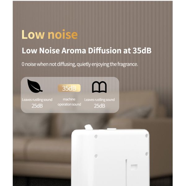 2W Rectangular Battery Operated Fragrance Diffuser With Bluetooth APP Control