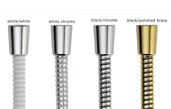 1.5m Pvc Bathroom Shower Hose , Dual Hand Held Shower Water Hose For Tub