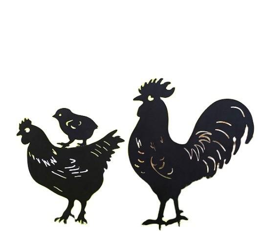 Polishing Deburring Stainless Steel Laser Cut Metal Birds Chicken Stamping