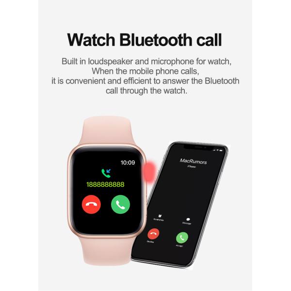 Дозор водоустойчивого спорта 240*240 умный нажим сообщения дозора шагомера 1,54 дюймов идущий