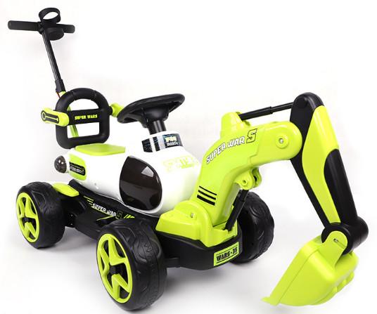 6V380 Clutch Motor Electric Ride On Toy Excavator With Electric Digging Arm for Kids