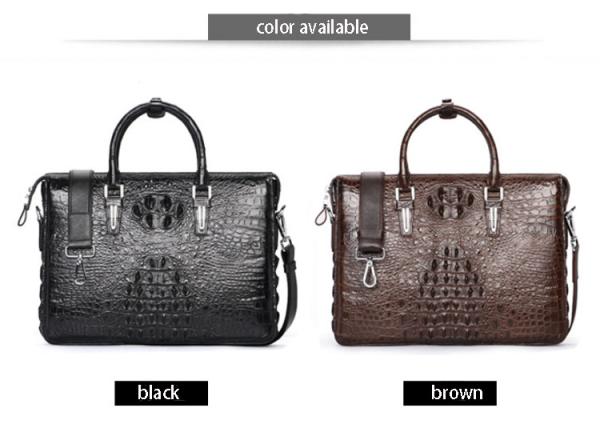 2019 new alligator leather man bag handbag crocodile leather business crossbody bag one-shoulder bag men's briefcase