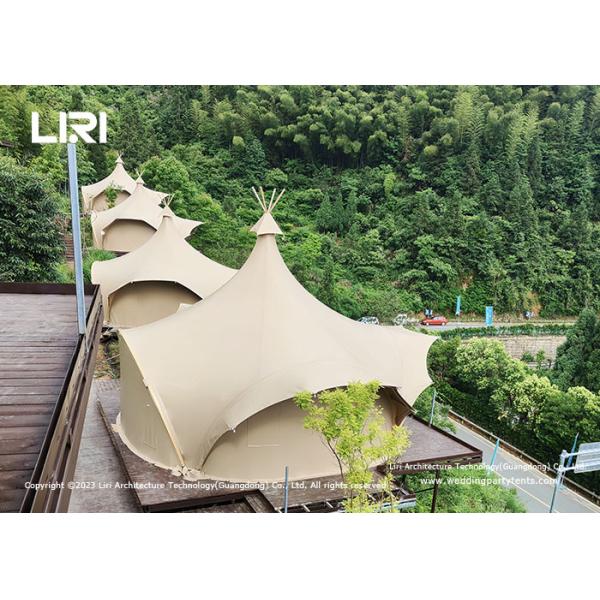Multi Functional Outdoor Indiana Tent With High Peak Tents For Resort Or Glamping