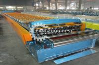 Colored Steel Plate / Galvanized Board Sheet Roll Forming Machine With 30 Groups Rollers