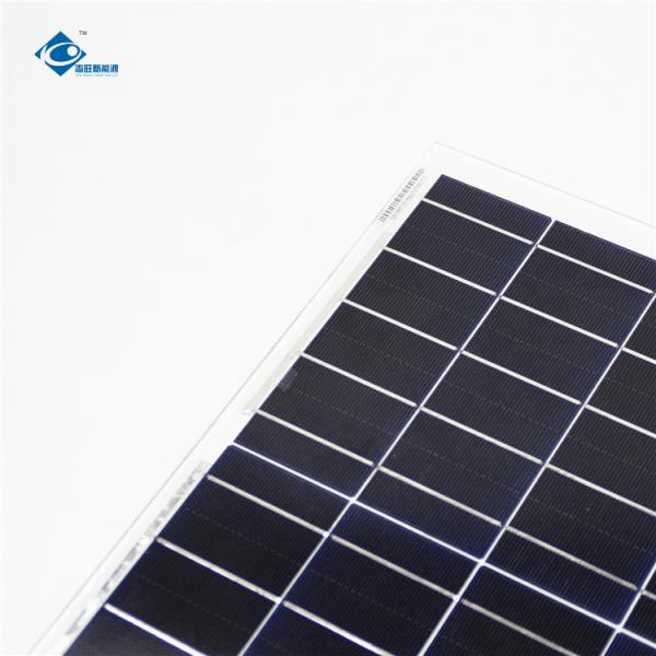 Панель панели солнечных батарей 6V 18W ZW-18W-6V mono кристаллическая прозрачная солнечная фотовольтайческая