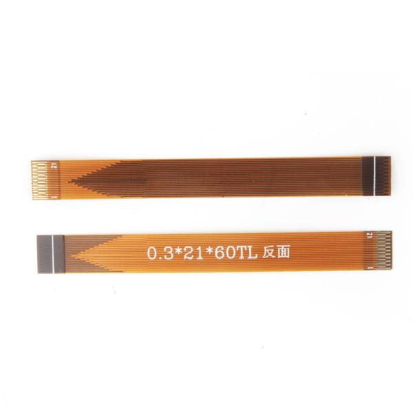 21 кабель штыря FFC FPC, соединитель дисплея lvds тангажа плоского кабеля 0.3mm FPC гибкий