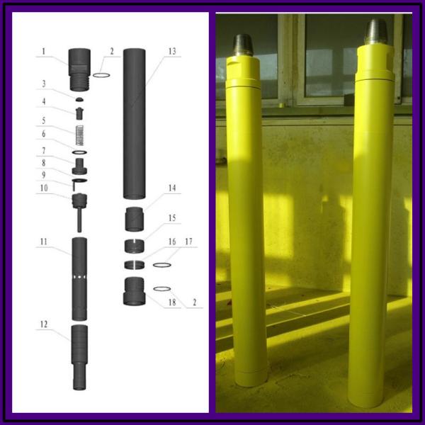 注文 DTH の Downhole の鋭い用具の炭化タングステンは DTH460 を挿入します