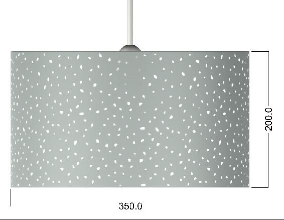 TC Cut Out Easy Fit Pendant Shade