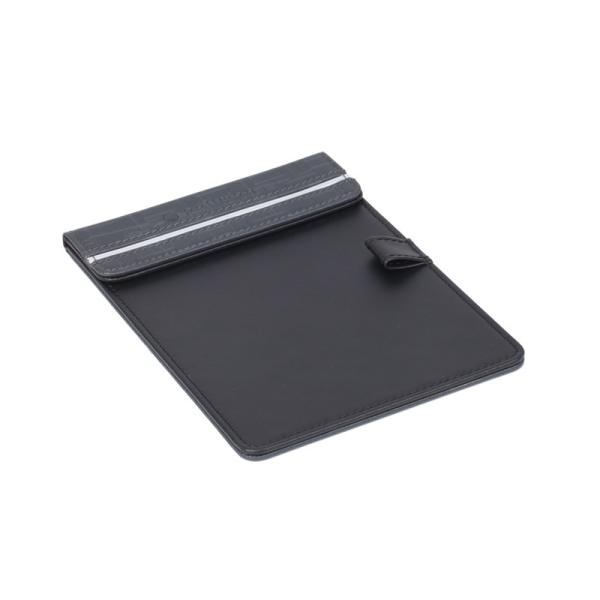 Free sample wholelsa manufacturer dia 225*270mm round shape double layer trash bin hotel leather