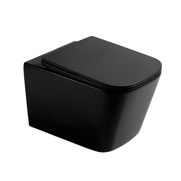 Sanitary Ware Black Toilets Bowl Wall Mounted Wc Set Concealed Tank Bathroom Hanging Porcelain Custom Color Wall Hung Toilet