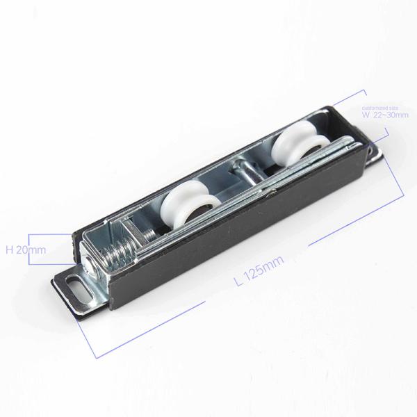 Adjustable Double Pulley Wheel Sliding Nylon Window Roller for Window Refurbishment