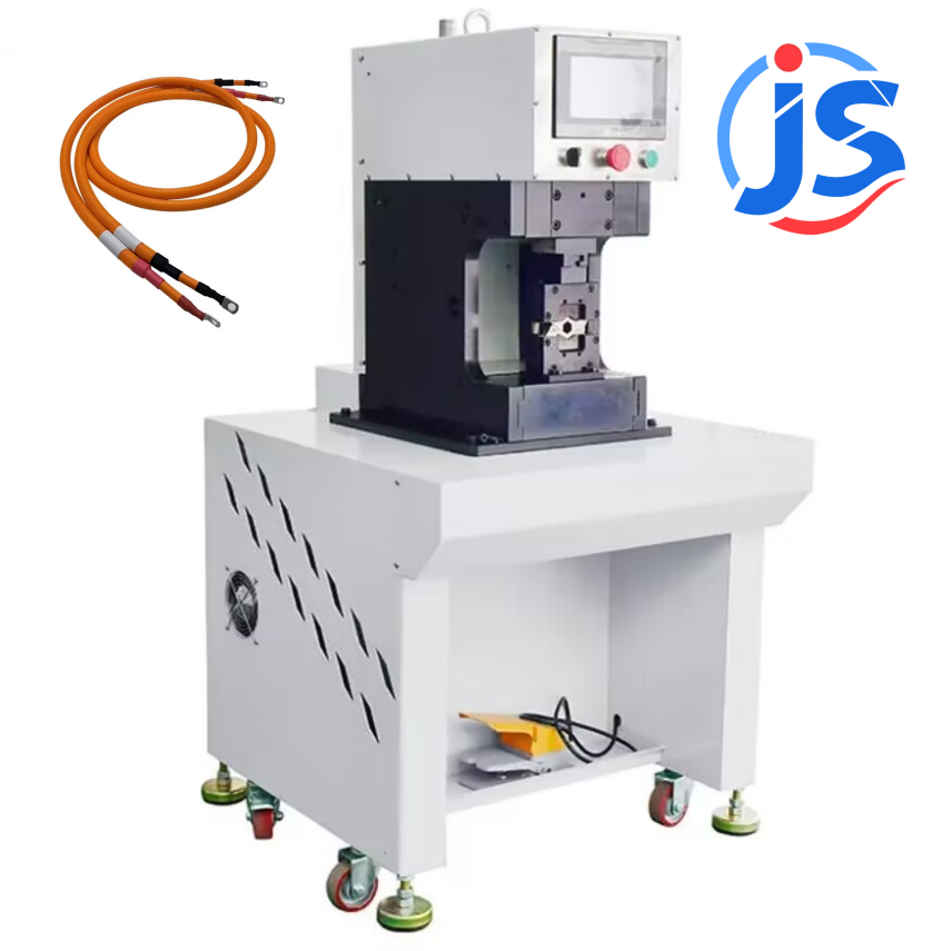 Heavy Duty Wire Terminal Crimping Machine 4 Ton Cable Crimping Machines 1250W With 30mm Stroke