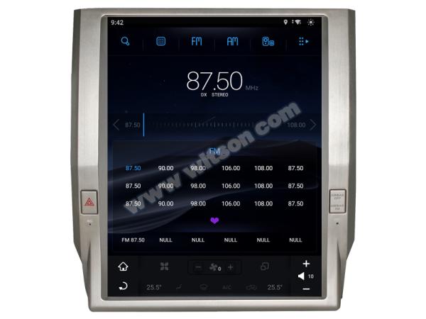 12.1 Screen Tesla Vertical Android Screen For Toyota Tundra 2014-2020 Car Multimedia Stereo GPS Carplay Player