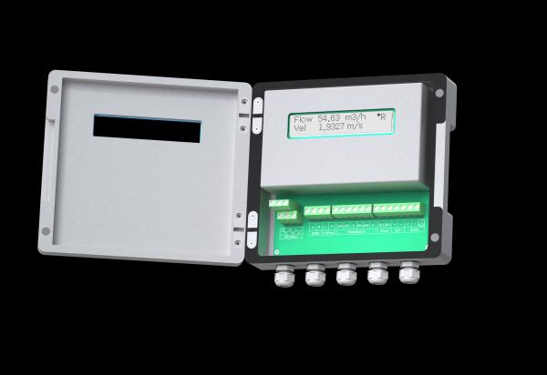ST505 Wall-Mounted Ultrasonic Flow Meter with Clamp-On Installation and Clear Menu Interface for Flow Data Management