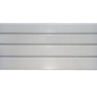 PVC Slatwall lambrisse l'affichage de mur blanc de Grey Black Color For Garage 4ft 8ft