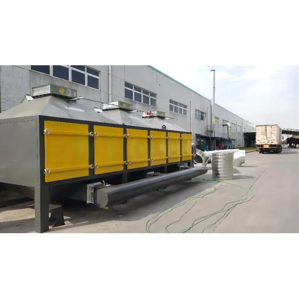 Оборудование для обработки органических отходов промышленных Vocs сухой фильтр + адсорбция активированного углерода + кокаталитическое сжигание