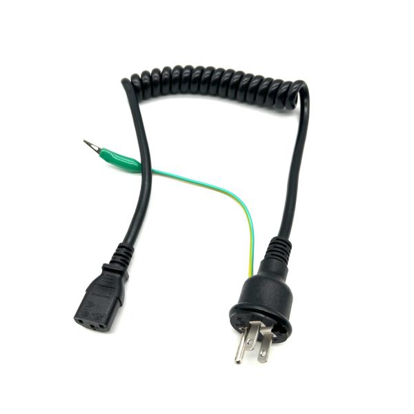 Cabo de alimentación impermeable de Japón 15A 125V para el mercado de Japón y Japón Compatibilidad de 3 pines