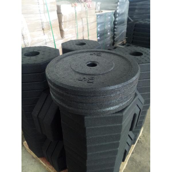 Customized Rubber Weight Plates 10 LB - 55 LB Rubber Bumper Weight Plates