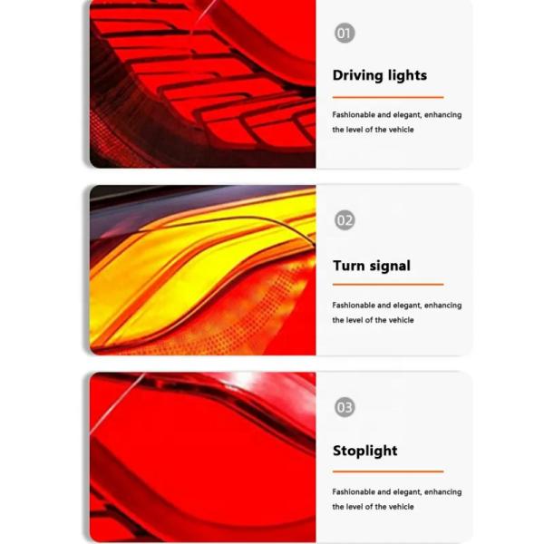 BMW 4 Series M4 CS Dragon Scale Taillight LED Flow Steering Service Brake 100% Tested