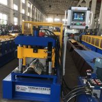 Métal Ridge Cap Roll Forming Machine 0.8mm avec l'étape sur la surface pour la tuile vitrée 5.5KW
