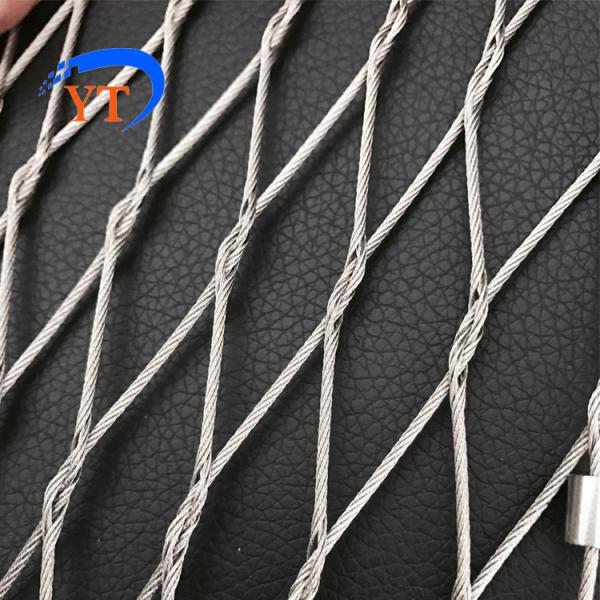 Высокая сетка веревочки растяжимой нержавеющей стали сплетенная для архитектурноакустического предохранения от безопасности