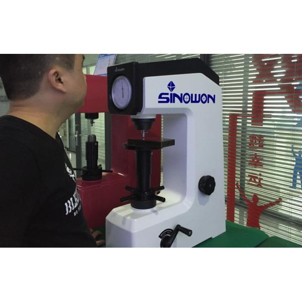 Manual Loading Dial Gauge Rockwell Hardness Testing Equipment With Vertical Space 175mm