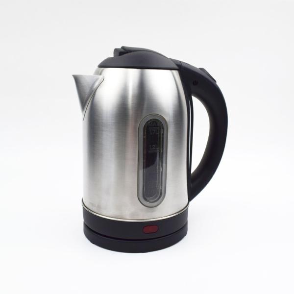Plastic Handle 304 Stainless Steel Electric Kettle Non Toxic  1800W High Power