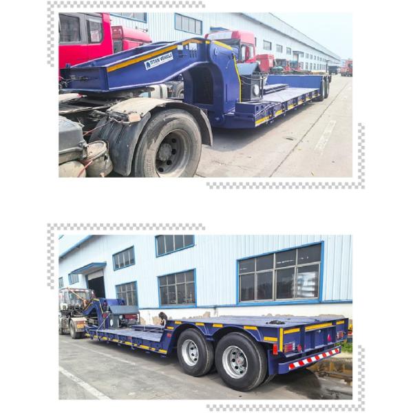 TITAN 40Ft Lowboy Gooseneck Trailer for Sale Near Me