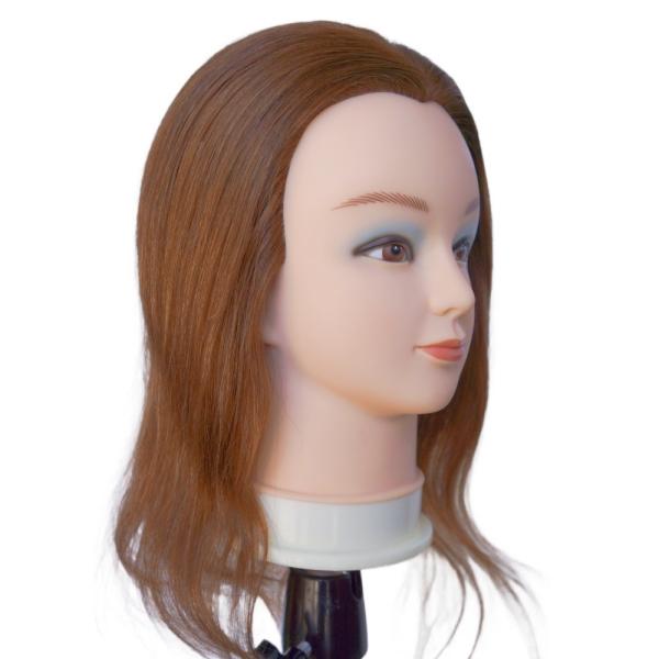 Real Human Hair Mannequin Training Head Asia Face 30 Days Satisfaction Guarantee