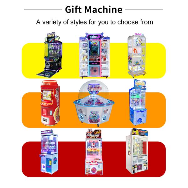 Coin-Operated Indoor Racing Arcade Machine with Scissors Cut Prize Vending Skill Challenge Games