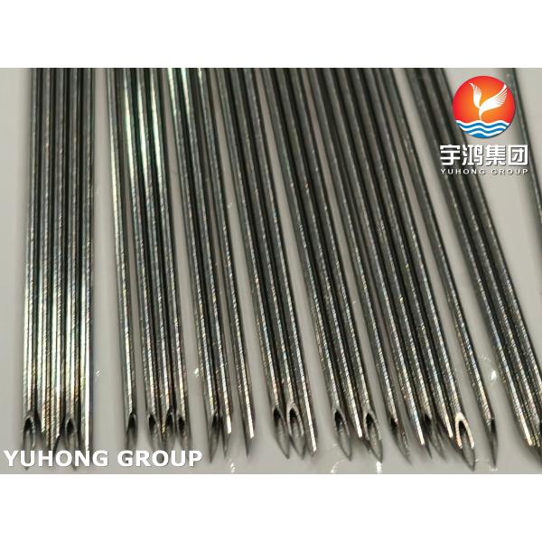 ISO 9626, Tubes d' aiguille en acier inoxydable pour injection médicale, 0,8*44MM 21G, pointe à billes