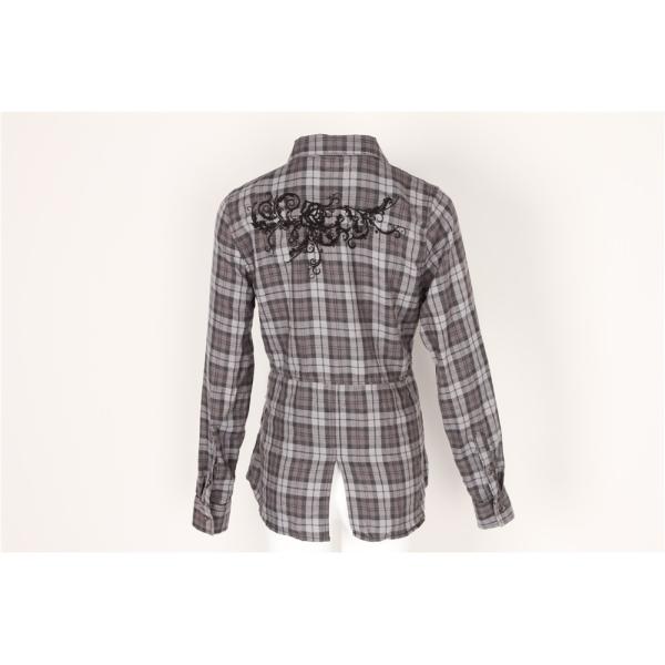 Ladies Casual Plaid Shirts / Woman'S Casual Shirts / New Fashion Cheap Shirts