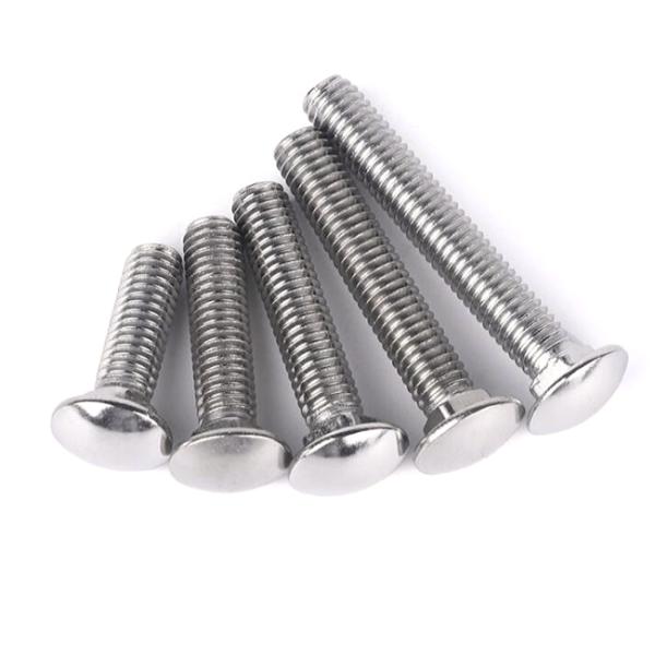 Din603 Round Head square Neck Bolt Carbon Steel M8 M10 M14 M16 Carriage Bolt Zinc Plated