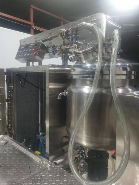 Multifunctional Vacuum Emulsifier Mixer 300L for Cosmetic Lotion Lifting