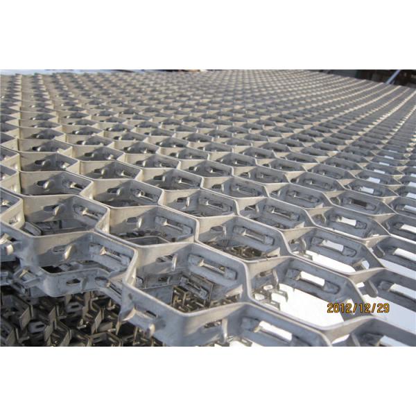 304/316 Stainless Steel Hex Steel For Refractory Lining With 50X50mm Mesh