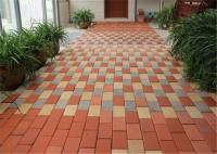 Argila do tamanho padrão que pavimenta Pavers de bloqueio do tijolo do tijolo 30/40/50/60mm