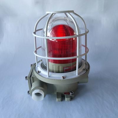 o alarme 180dB à prova de explosões ilumina exterior interno audível da curva à esquerda do indicador do fogo 5-10W