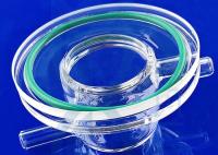 Verrerie de laboratoire de la Science de réacteur de quartz de la tête 50ml en verre givré de boule