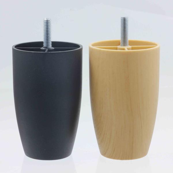 KR-P0395W Natural Plastic Adjustable Cabinet Feet Wood Looking Surface Easy Install