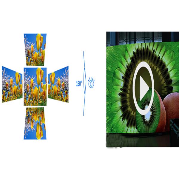P4.81 Indoor Rental LED Display Flexible Screen Curved 43264/㎡ Pixel Dimension