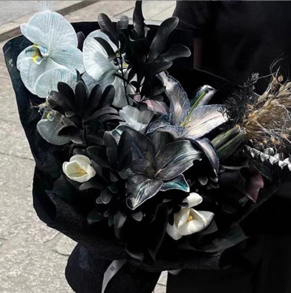 Handmade Stone-Textured Paper Flower Bouquet Art Packaging Pleated Flower Paper in Many Colors